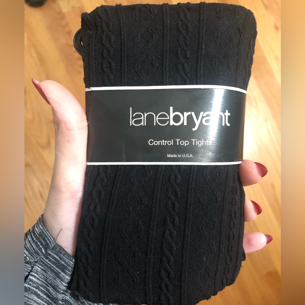 Control Top printed tights | Lane Bryant | size c/d